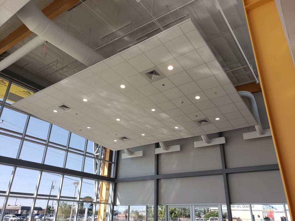 Acoustical Ceilings: Commercial Building Contractor in West Texas - RHS Construction Services