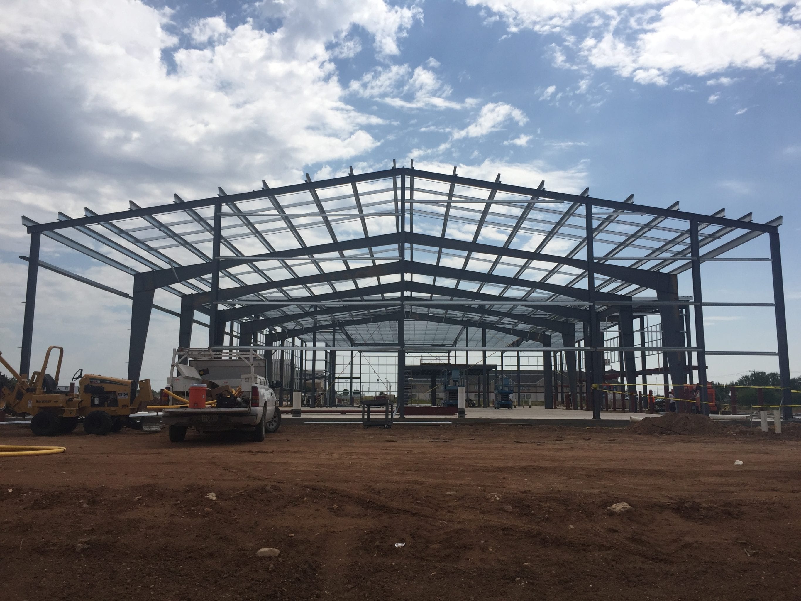 metal building supply and erection services: Commercial Building Contractor in West Texas - RHS Construction Services